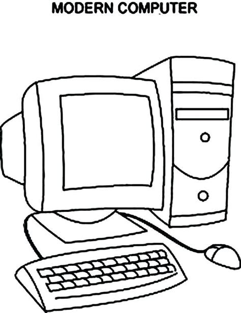 Between my job and my personal life, i spend a lot of time on the computer every day. Computer Parts Coloring Pages at GetColorings.com | Free ...