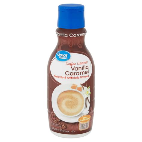 Great Value Vanilla Caramel Coffee Creamer 32 Fl Oz