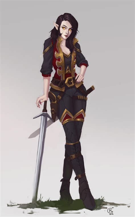 D D Half Elf Rogue Female Google Search Female Elf Character Design Inspiration Warrior Woman