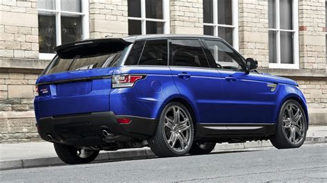 The land rover defender ultimate edition is insane. Kahn Range Rover Sport in Estoril Blue