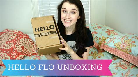 Hello Flo Period Starter Kit Unboxing YouTube