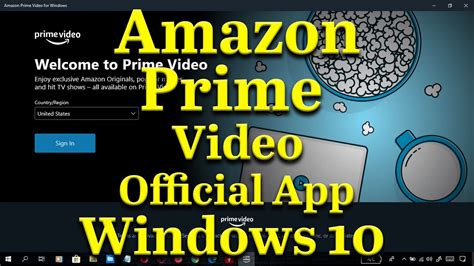 How To Install Amazon Prime Video App In Windows 10 PC Official