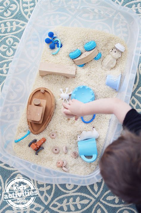 I hope you can find a few ideas that your child will enjoy and that you can add to your sensory play collection! Rice Sensory Bin