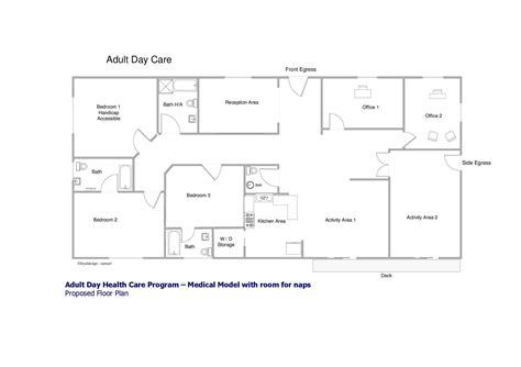 11 Child Care Center Floor Plan Childcare Daycare Centers Medium By