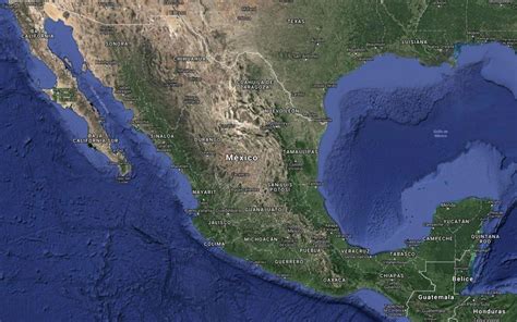 Mapas De MÉxico Con Nombres Ciudades Estados Capitales Carreteras