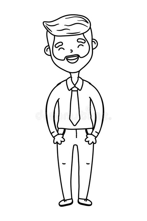 Clip Art Man Cartoon Black And White Jaka Attacker