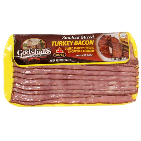 Godshall S Turkey Bacon 1 Pack Wholey S Curbside