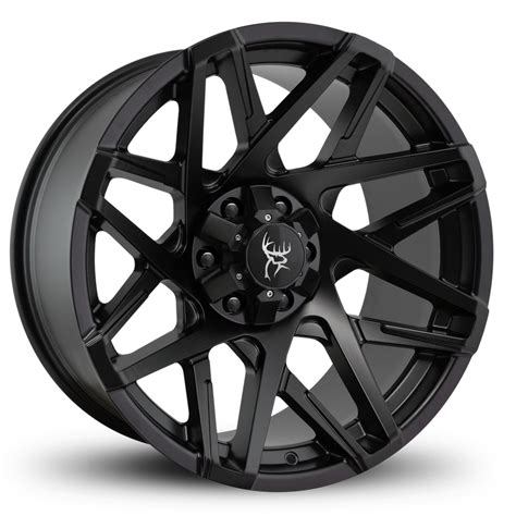 20x90 And 20x100 Canyon All Satin Black By Buck Commander Wheels