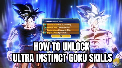 Dragon Ball Xenoverse 2 How To Unlock Ultra Instinct Goku Skills Dlc