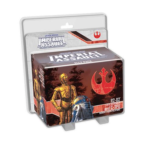 Star Wars Imperial Assault R2 D2 And C3p0 Ally Pack Meeple On Board