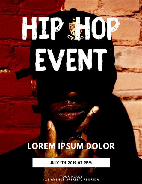 Hip Hop Event Flyer Template Postermywall
