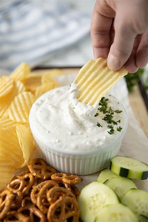Unless, of course, you eat a whole batch the dipping sauces top the fries off with amazing flavor. Best Sour Cream Chip Dip Recipe - Must Love Home