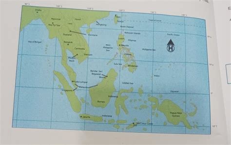D Gamit Ang Mapa Sa Ibaba Tukuyin Ang Absolute O Tiyak Na Lokasyon Ng Pilipinas Ang