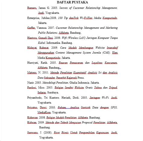 Cara Dan Contoh Menulis Daftar Pustaka Untuk Karya Ilmiah Domainesia