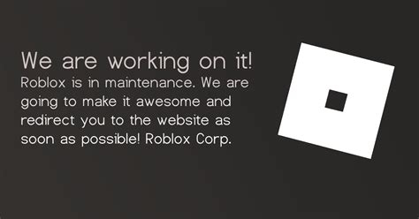 Made A Maintenance Screen Creations Feedback Developer Forum Roblox