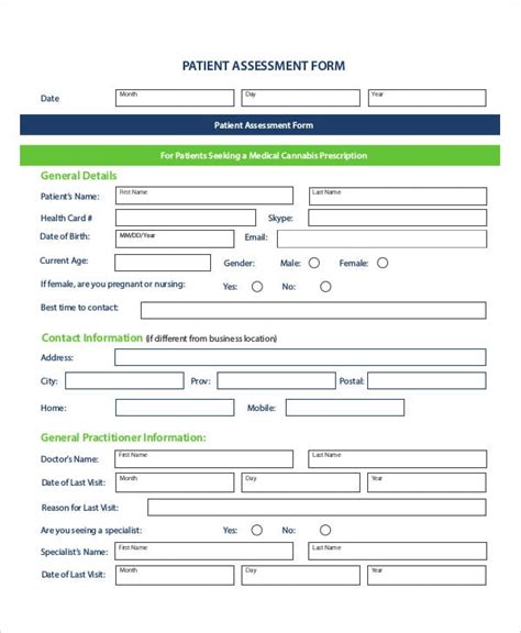 35 Free Assessment Forms
