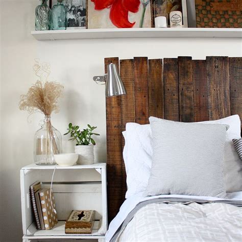 Rustic Modern Design And Rv Renovations Diy Headboard Wooden Bedroom