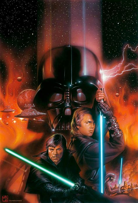 Darth Vader Star Wars Original Art Sandaworldcom The Art Of