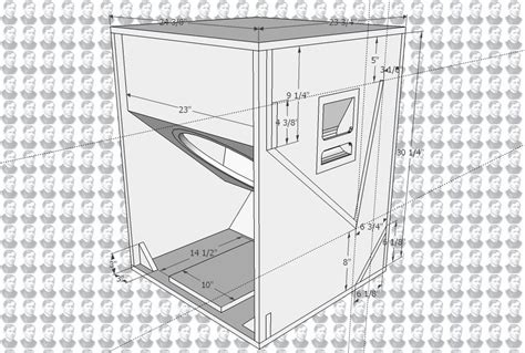 Measurement 15 Inch Subwoofer Box Design