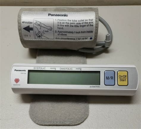 Panasonic Ew3109 Blood Pressure Monitor With Cuff For Sale Online Ebay