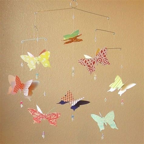 Butterflies Butterfly Mobile Crafts Etsy