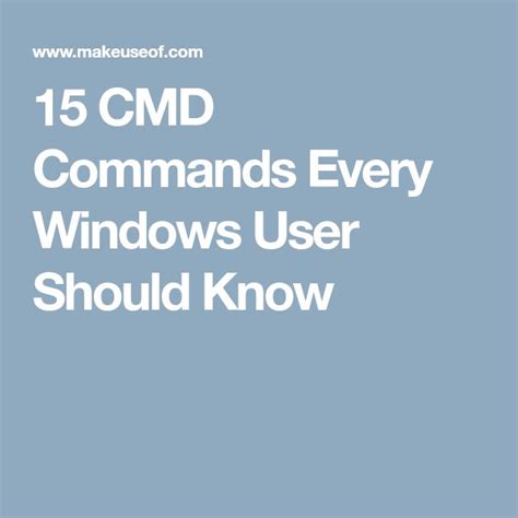15 Windows Command Prompt Cmd Commands You Must Know Computer
