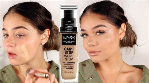 NYX CAN'T STOP WON'T STOP FOUNDATION FIRST IMPRESSION & REVIEW ...