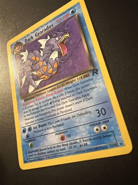 Dark Gyarados 2582 Team Rocket 2000 Pokemon Card Ebay