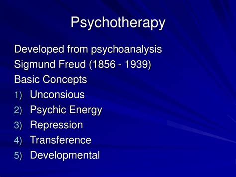 Ppt Psychotherapy Powerpoint Presentation Free Download Id247626