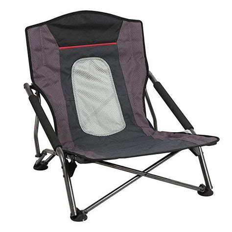 Learn about rio beach chairs, best beach chairs for the elderly, chairs for big guys, chairs for bad back straps: PORTAL Low Sling Beach Camp Chair, Folding Compact Perfect ...