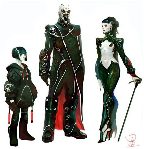 Cyberpunk Vampires By Manuhell Character Design Character Design