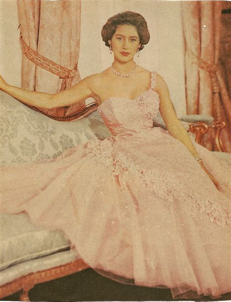 Princess Margaret in pink gown Feb 1958 | Princess margaret, Princess, Aurora sleeping beauty