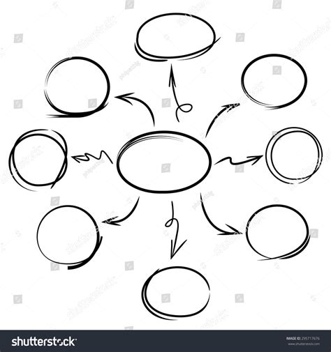Hand Drawn Mind Mapping Image Vectorielle 295717676 Shutterstock