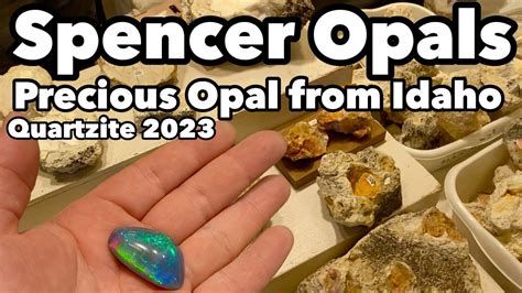 Spencer Opal From Idaho W Leo Haight Quartzite Gem And Mineral Show 2023