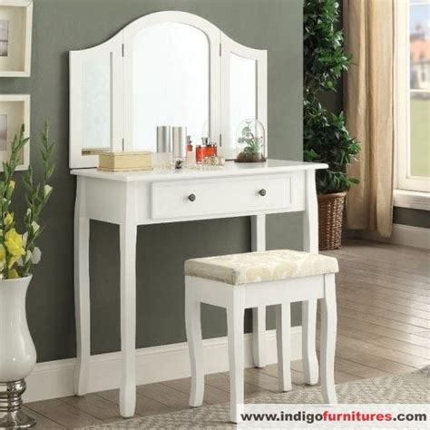 Meja Rias Minimalis Putih Indigo Furniture Jepara