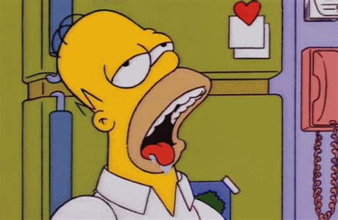 Via Giphy Homer Simpson Drooling Homer Drooling 20th Century Fox