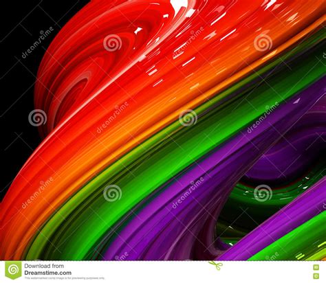 Wie ist die richtige reihenfolge der farben? Illustrations-Regenbogen Von Farben Extrahieren Buntes Auf ...
