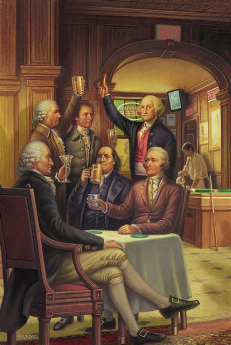 Founding Fathers Painting By Dan Craig