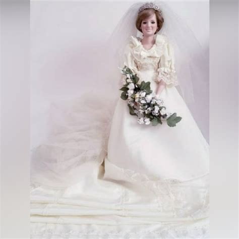 Danbury Mint Toys Vintage Porcelain Princess Diana Bride Doll 2 1985 By Danbury Mint Poshmark