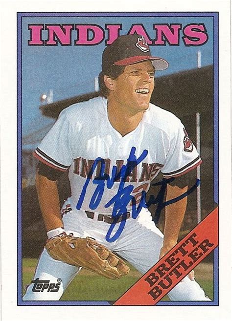 1988 kenner starting lineup talking baseball #nno brett butler. Brett Butler 1988 Topps | Baseball cards, Cleveland ...