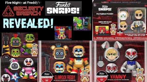 Fnaf Security Breach Funko Snaps Wave Revealed Five Nights At Hot Sex