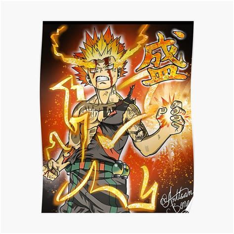 Bakugo One For All My Hero Academia Poster For Sale By Artisan Bonez