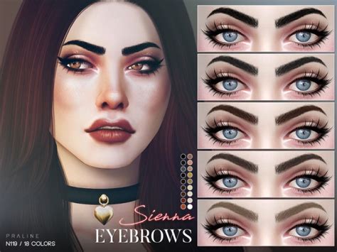 The Sims Resource Sierra Eyebrows N119 By Pralinesims Sims 4 Downloads