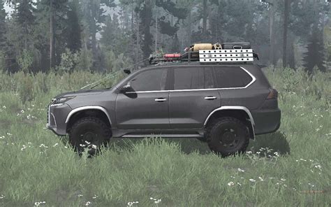 Dimensions and other specifications are shown in the tables below. Lexus LX 570 (URJ200) 2015 off-road para MudRunner