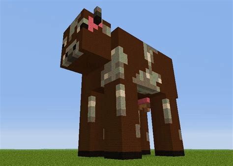 Minecraft Cow Schematic