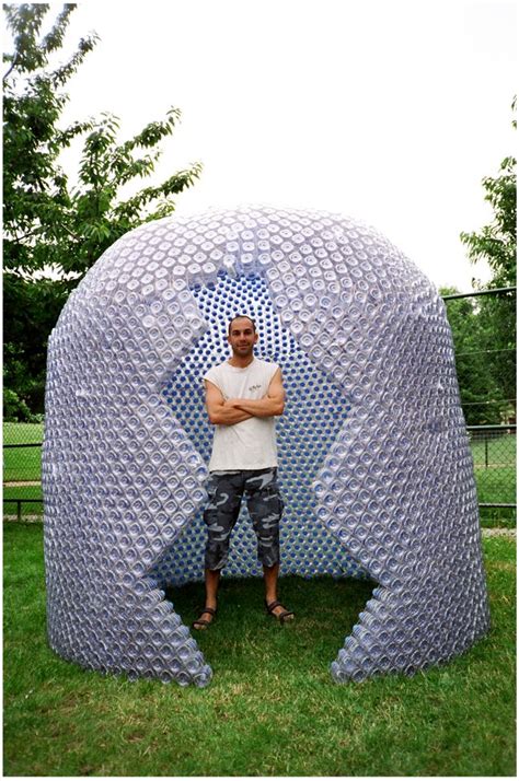 Message In A Bottle 8ft Geodesic Dome Made From 5000 Re Used Plastic