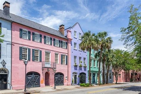 History Of Rainbow Row In Charleston Sc Palmetto Carriage Works