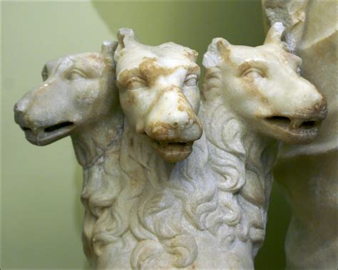 The Heads Of Cerberus Detail From A Roman Statue In The He Flickr