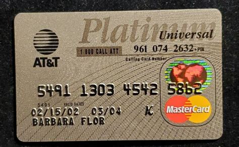 At&t universal card payment mailing address; AT&T Universal Platinum MasterCard credit card exp 2004♡free ship♡cc1112♡ | eBay