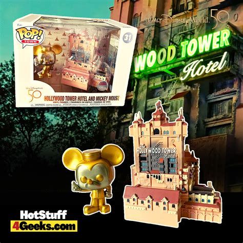 2022 New Hollywood Tower Hotel And Mickey Mouse Funko Pop
